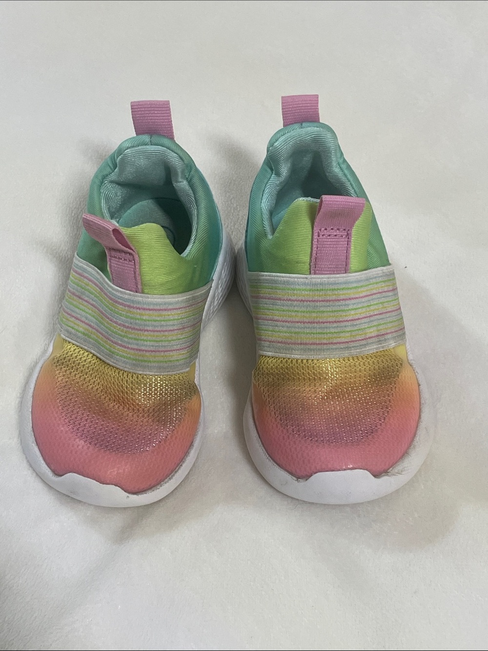 ⭐️4 for $20 Cat & Jack Kids Rainbow Slip-On SneakersPink, Yellow, Green, Blue